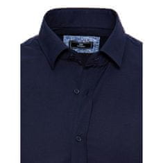 Dstreet Pánská elegantní košile LEKA tmavě modrá dx2477 XL
