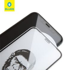 MobilMajak Tvrzené / ochranné sklo Huawei P20 černé (Strong HD) - 5D Mr. Monkey plné lepení