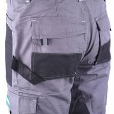 STALCO Pracovní kalhoty s ochranou pasu šedé velikost XL