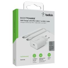 Belkin BoostCharge USB-C 25W PPS nabíječka + USB-C kabel