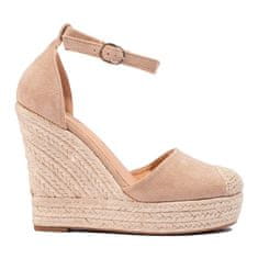 Stylové espadrilky na platformách velikost 40