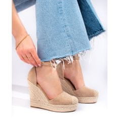 Stylové espadrilky na platformách velikost 40