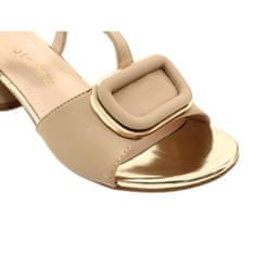 Elegantní sandály na jehlovém podpatku Sergio Leone velikost 37