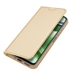 Dux Ducis Skin knížkové pouzdro na Xiaomi Redmi NOTE 12 5G/POCO X5 5G Gold