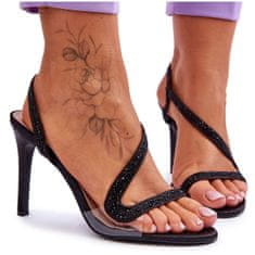 Elegantní sandály na podpatku velikost 40