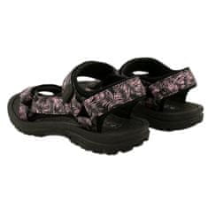 Dámské sportovní sandály na suchý zip černé velikost 41