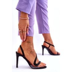Elegantní sandály na podpatku velikost 40
