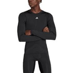 Adidas Tričko na trenínk černé L Techfit Aeroready Long Sleeve