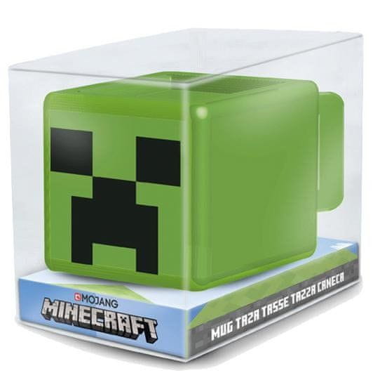 Stor Minecraft Hrnek 3D - Creeper 440 ml