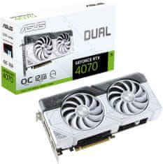 ASUS Dual GeForce RTX 4070 OC White Edition, 12GB GDDR6X