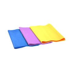 LivePro Odporová posilovací / aerobic gumy SEDCO SET 3KS - 120x15 cm