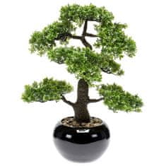 Petromila Emerald Umělý fíkus mini bonsai zelený 47 cm 420006