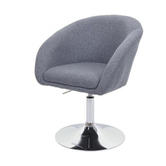 MCW Jídelní židle F19, kuchyňská židle otočná židle lounge chair, otočná výškově nastavitelná