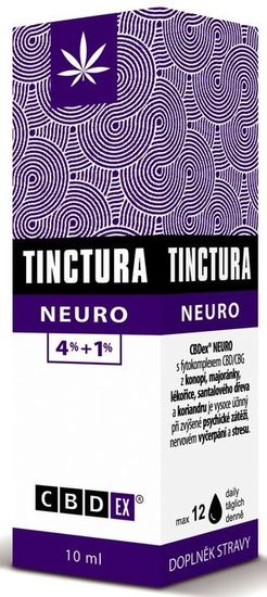 CBD Expert Tinctura NEURO 4%+1%, 10ml