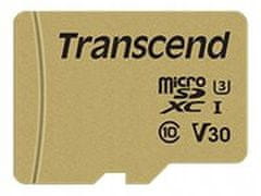 Transcend Paměťová karta TRANSCEND microSDXC 64GB + adaptérSD