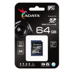 Adata Paměťová karta Premier Pro SDXC 64GB