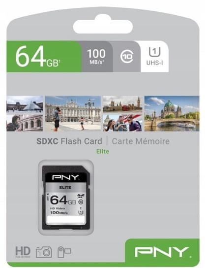 PNY Paměťová karta microSDXC 64GB