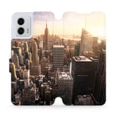 Mobiwear Flip pouzdro na mobil Motorola Moto G53 5G - M138P New York