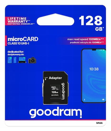 GoodRam Paměťová karta microSDXC 128GB