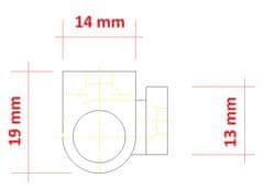 Simonswerk Okenní pant K 3281 okrově hnědý RAL8001