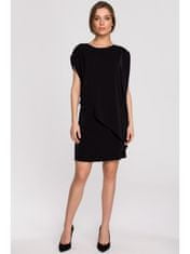 Style Stylove Dámské mini šaty Ishilla S262 černá S