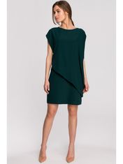Stylove Dámské mini šaty Ishilla zelená L