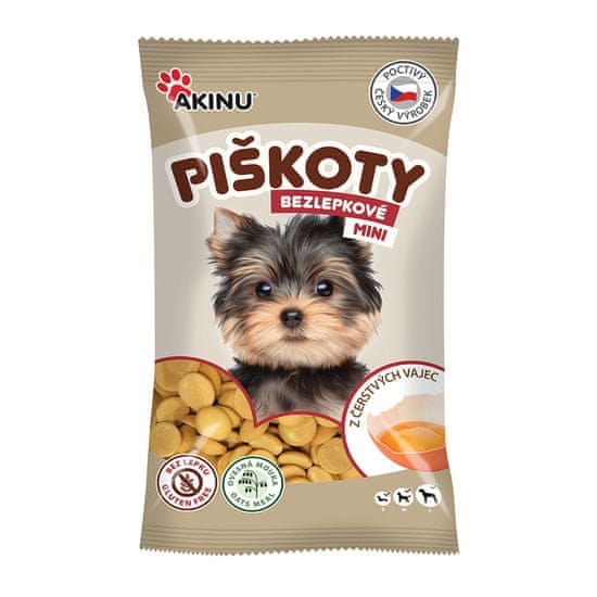 Akinu Piškoty bezlepkové mini pro psy 120g