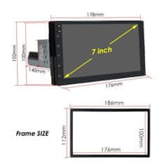 Hizpo 1DIN LCD 7" Android GPS navigace