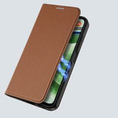 Dux Ducis Skin X2 knížkové pouzdro na Xiaomi Redmi Note 12 5G/POCO X5 5G Brown