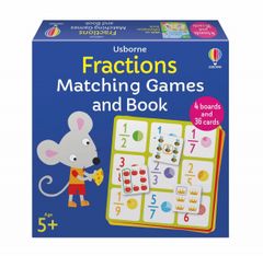 Usborne Fractions Matching Games and Book