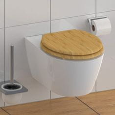 shumee SCHÜTTE WC prkénko se soft-close mechanismem NATURAL BAMBOO