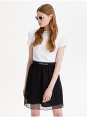 Calvin Klein Bílo-černé dámské šaty Milano Calvin Klein Jeans XS