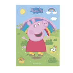 Dekora Jedlý papír 20cm peppa pig 14,8x21 cm 