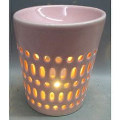 Autronic Aroma lampa, porcelánová. Růžová barva. ARK3612 PINK, sada 2 ks