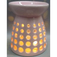 Autronic Aroma lampa, porcelánová. Růžová barva. ARK3615 PINK, sada 2 ks