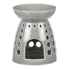 Autronic Aroma lampa, porcelánová. Šedivá barva. ARK3615 GREY, sada 2 ks