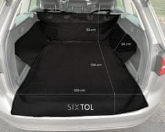SIXTOL Ochranná deka do kufru auta, univerzální, 105 x 134 x 34 (52) cm - SIXTOL