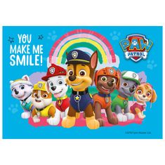 Dekora Fondánový papír paw patrol 14,8x21 cm 