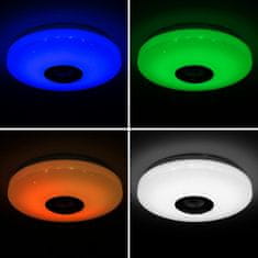 Northix Stropní svítidlo LED s reproduktory - různé barvy 