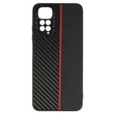 MobilPouzdra.cz Kryt Carbon Protect pro Xiaomi Redmi Note 11/Note 11S , barva černá with , barva červená stripe