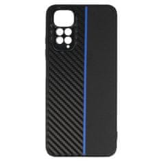 MobilPouzdra.cz Kryt Carbon Protect pro Xiaomi Redmi Note 11 Pro/Note 11 Pro 5G , barva černá with , barva modrá stripe