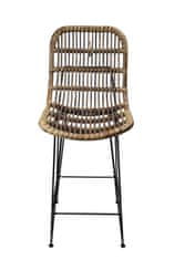 Van der Leeden 1915 Židle barová, tmavá, 44x58x106cm