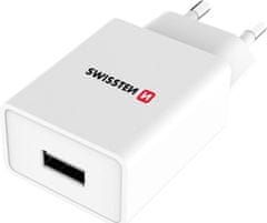 SWISSTEN Swissten Síťový Adaptér Smart Ic 1X Usb 1A Power + Datový Kabel Usb / Lightning 1,2 M Bílý