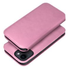 Apple Pouzdro / obal na Apple iPhone 15 růžové - knížkové Dual Pocket