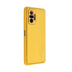 FORCELL Obal / kryt na Samsung Xiaomi Redmi NOTE 12 5G žlutý - Forcell LEATHER