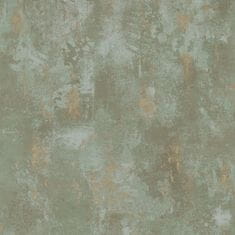 shumee DUTCH WALLCOVERINGS Tapeta betonový vzor zelená TP1010