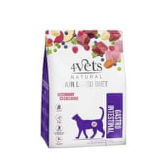 4VETS AIR DRIED NATURAL VETERINARY EXCLUSIVE GASTRO INTESTINAL 1kg sušené krmivo pro kočky při onemocněních trávicího traktu