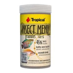 TROPICAL Insect Menu Granules Size S 100ml/54g krmivo pro ryby s vysokým obsahem hmyzu