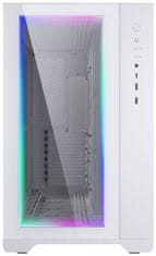 Amzo Magniumgear Powered by Phanteks NEO Qube 2IM / ATX / 2xUSB 3.0 / USB-C 3.1 / ARGB / tvrz. sklo / Infinity Mirror / bílá