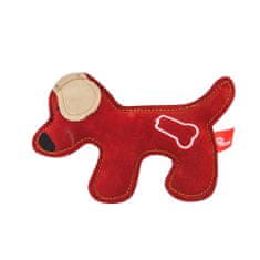 Akinu hračka psík PREMIUM kůže 20 cm - barva šedá